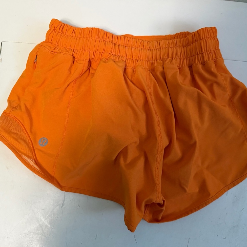 lululemon athletica Women’s Bright Orange Running Shorts